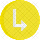 Flat Lane Travel Icon