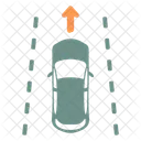 Lane Assist Car Lane Keep Assist Icon