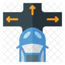 Lane Assistance System Direction Assistance Automation Icon