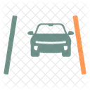 Lane Departure Warning Car Ldw Icon