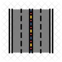 Lane Dividers Highway Icon