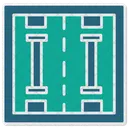 Lane Swimming Championship Track Icon