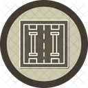 Lane Swimming Championship Track Icon
