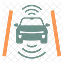 Lane Keeping Car Lane Assist Icon