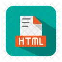 Langage de balisage hypertexte HTML  Icône