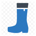 Lange Schuhe Stiefel Sicherheit Symbol