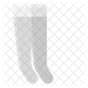 Kleidung Hohe Socken Damensocken Symbol