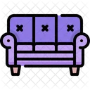 Langes Sofa  Symbol