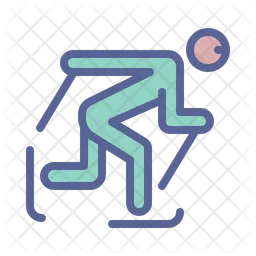 Skilanglauf  Symbol