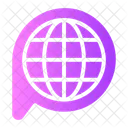 Language Chat Speech Bubble Icon