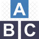 Language Abc Abc Blocks Icon
