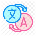 Language Translation Natural Icon