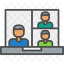 Online Class Learning Icon
