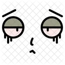 Langweiliges Gesicht  Symbol