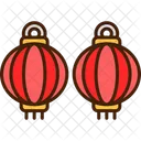 Chinese New Year Lantern Decoration 아이콘