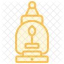 Lantern Duotone Line Icon Symbol