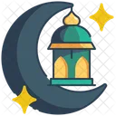 Crescent Moon Fasting Ramadan Icon