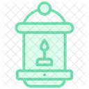 Lantern Duotone Line Icon Symbol