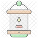 Lantern Lineal Color Icon Symbol