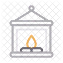 Lantern Candle Flame Icon