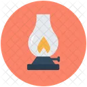 Lantern Flame Candle Icon