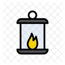 Lantern Fire Lamp Icon