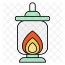 Lantern Fire Lamp Icon