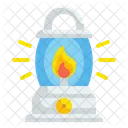 Lantern Flame Fire Icon