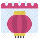 Lantern Calendar Dates Icon