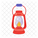 Oil Lamp Lantern Gas Lamp Icon