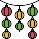 Lantern Festival Lights Moon Icon