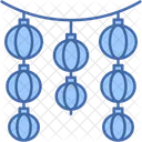 Lantern Festival Lights Moon Icon
