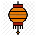 Lantern Chinese Red Decoration Icon