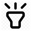 Lanterna Flash Icone Da Interface Do Usuario Ícone