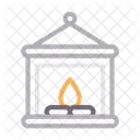 Lanterne Bougie Flamme Icon