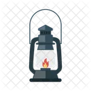 Lanterne Flamme Torche Icon