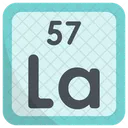 Lanthanum Periodic Table Chemists Icon