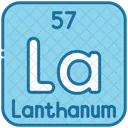 Lanthanum Chemistry Periodic Table Icon