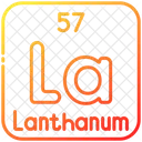 Lanthanum Chemistry Periodic Table Icon