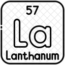 Lanthanum Chemistry Periodic Table Icon