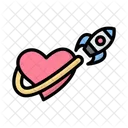 Lanzamiento De Amor Amor De Corazon Amor Icon