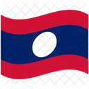 Flag Country Laos Icon