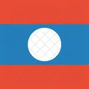 Laos Pdr Flag Icon