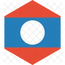 Laos Pdr Flag Icon