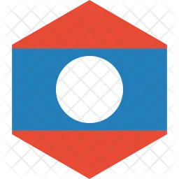 Laos pdr Flag Icon