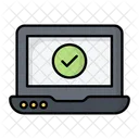 Laptop Approve Check Icon