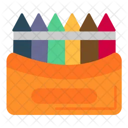 Lápices de color  Icono