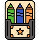 Lápices de color  Icono