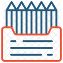 Lapices De Colores Arte Diseno Icono