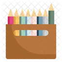 Lapices De Colores Arte Y Diseno Lapiz Icono